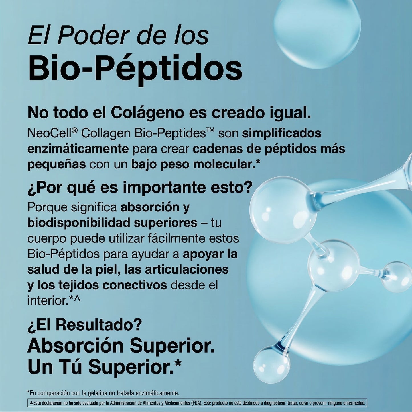 Ellesi Vitalys™ Colágeno que tu cuerpo realmente absorbe.