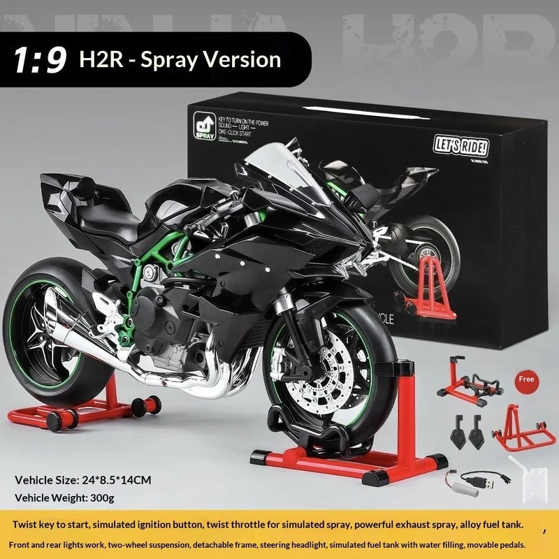 Replica 1:9 Kawasaki ninja h2r Artesanal