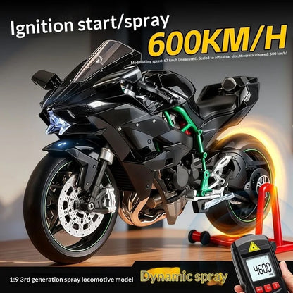 Replica 1:9 Kawasaki ninja h2r Artesanal